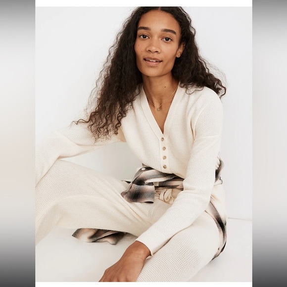 Madewell Tops - Madewell Asherton Waffle Henley Sweater | NWT | 2X